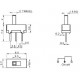 10pcs commutateur coulissant