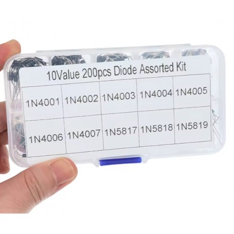 100Pcs 1N4007 Diode 1A 1000V DO-41