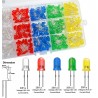 100-pièce LED 3mm assortiment dans la boîte