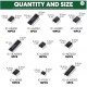 Assortiment de 85 circuits intégrés analogiques DIP dans une boîte Amplificateur opérationnel série LM Minuterie