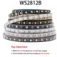 5m WS2812B RGB Pixel LED Strip 60 LED/m noir IP30